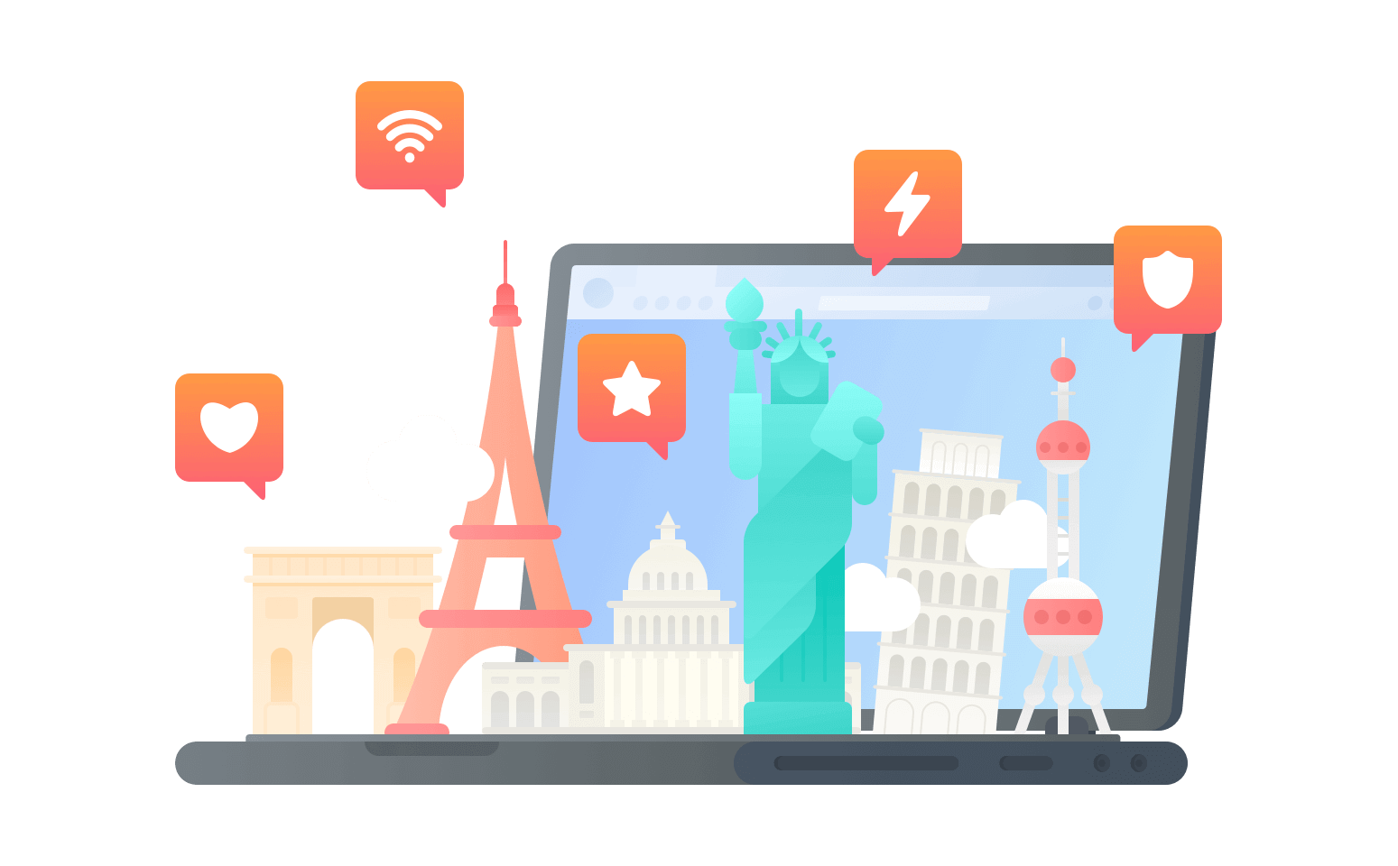 在福克兰连接到中国的软件 - 返华VPN